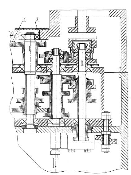 Коробка швидкостей свердлильного верстата 2С125 Коробка швидкостей свердлильного верстата 2С125